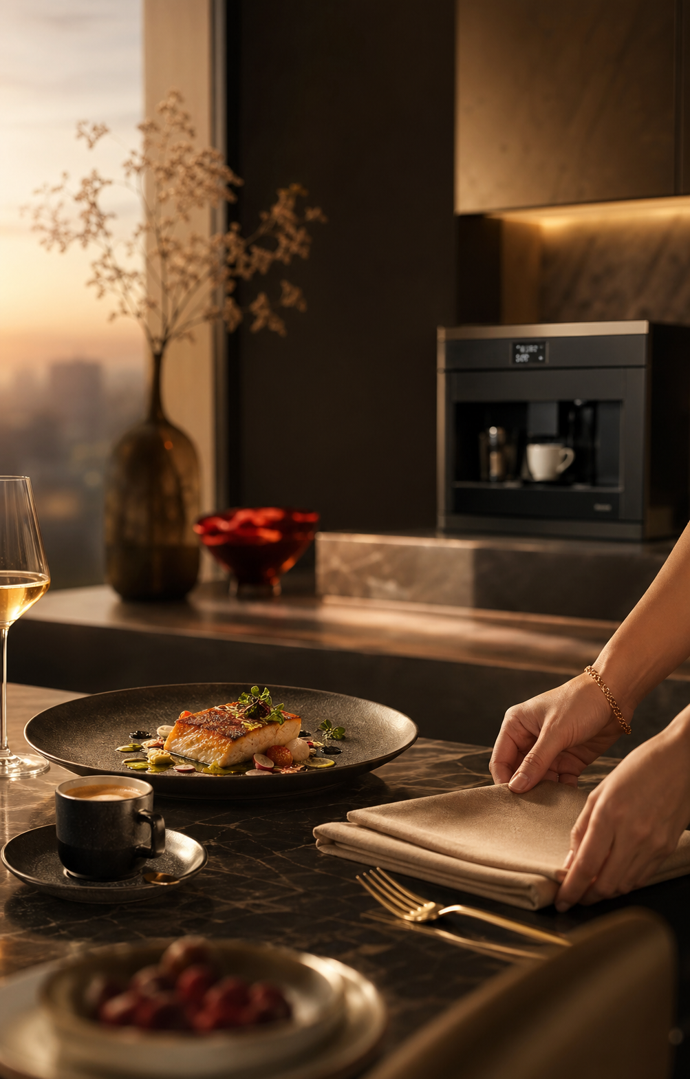 Luxury dining content demo
